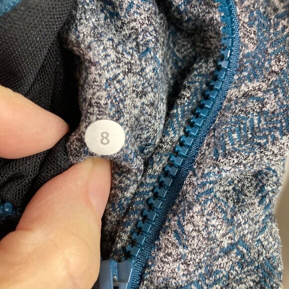 Lululemon Define Jacket Zip Green Blue Black 8 Brushed Vented - Picture 8 of 9